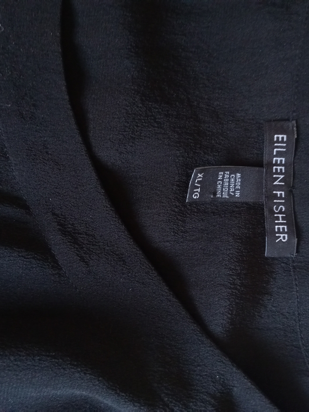 Eileen Fisher Black Top - Picture 3 of 3